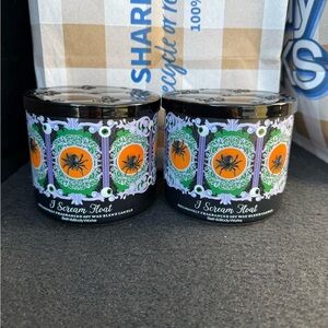 NWT bath and body works I Scream Float 3-Wick Candles X 2